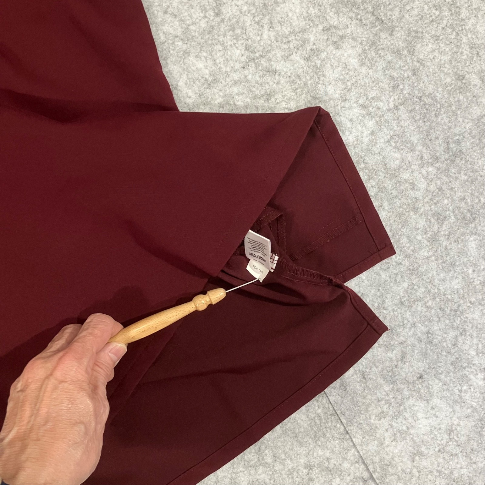 FIGS Casma Three-Pocket Scrub Top Size Small, Burgundy and Dark Harbor Lot of 2