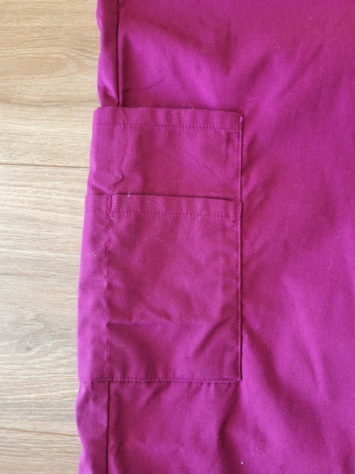 Dickies Women’s Purple Scrub Pants Drawstring Cargo Pocket L Twill 86206
