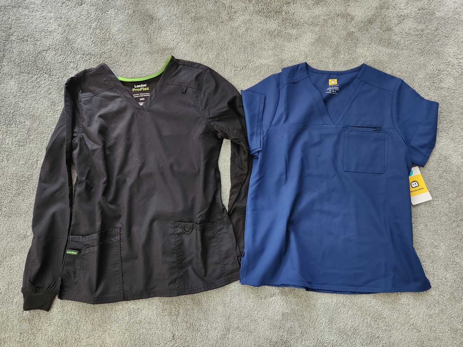 Scrubs NWT, 3 Pieces, 2 Tops, 1 Dress-Medium. Landau, WonderWink, Cherokee.