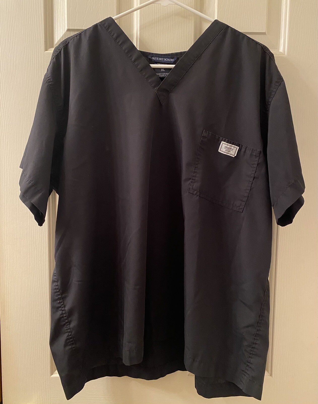 Blue Sky Scrub Top Size XL Black