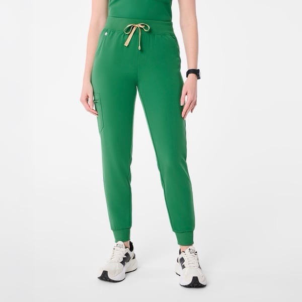 FIGS Zamora Scrub Jogger Pants Size S PO#6356 Indocyanine Green Limited Edition