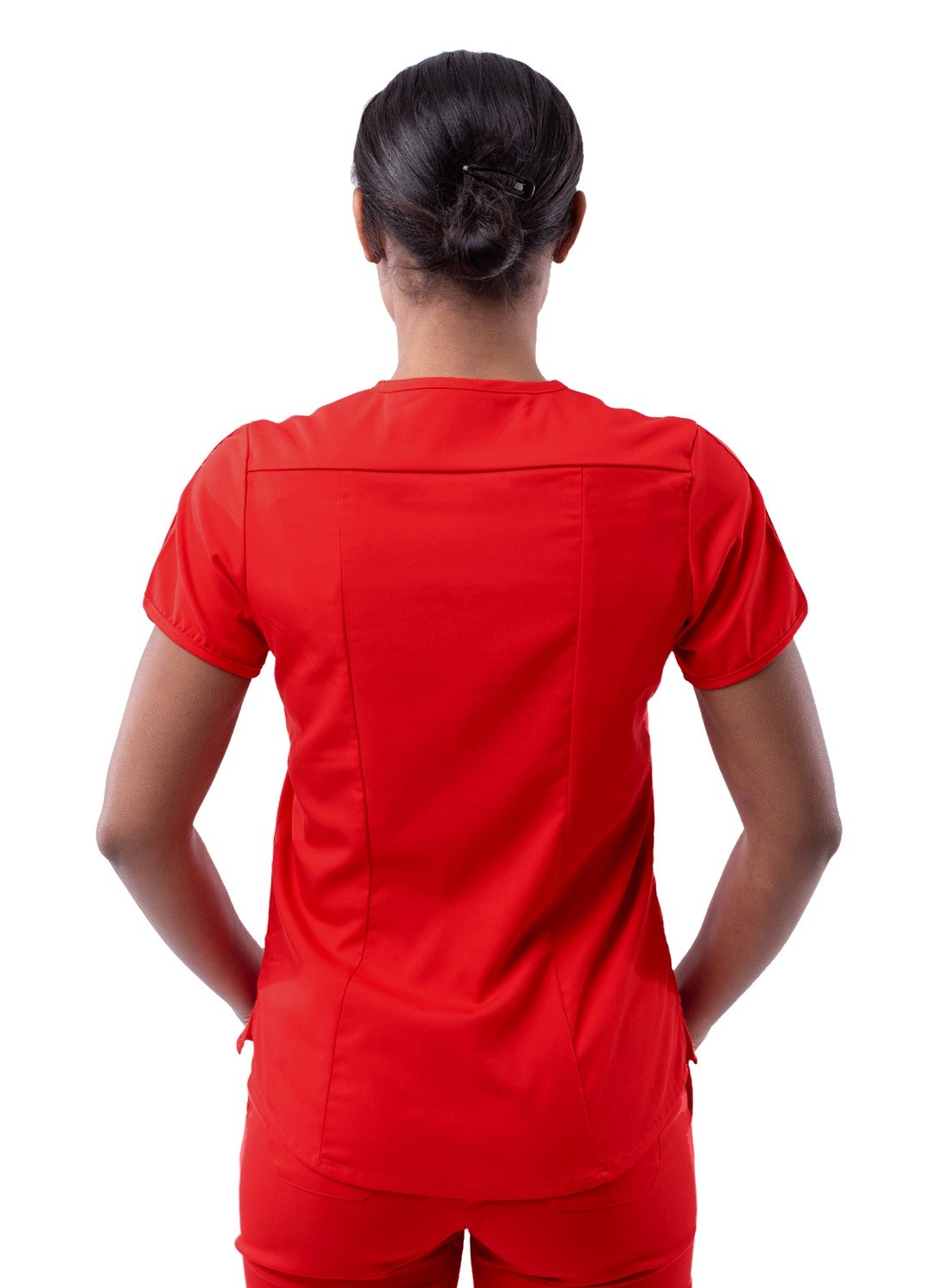 Adar Pro Scrubs For Women – Tailored V-Neck Scrub Top