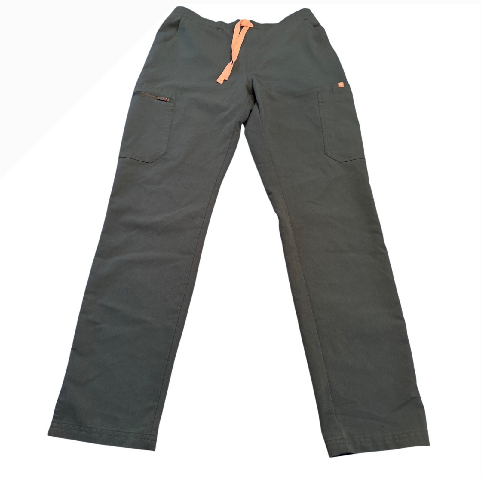 FIGS Yola High Rise Technical Collection Slim Scrub Pants Small Teal TW2000R
