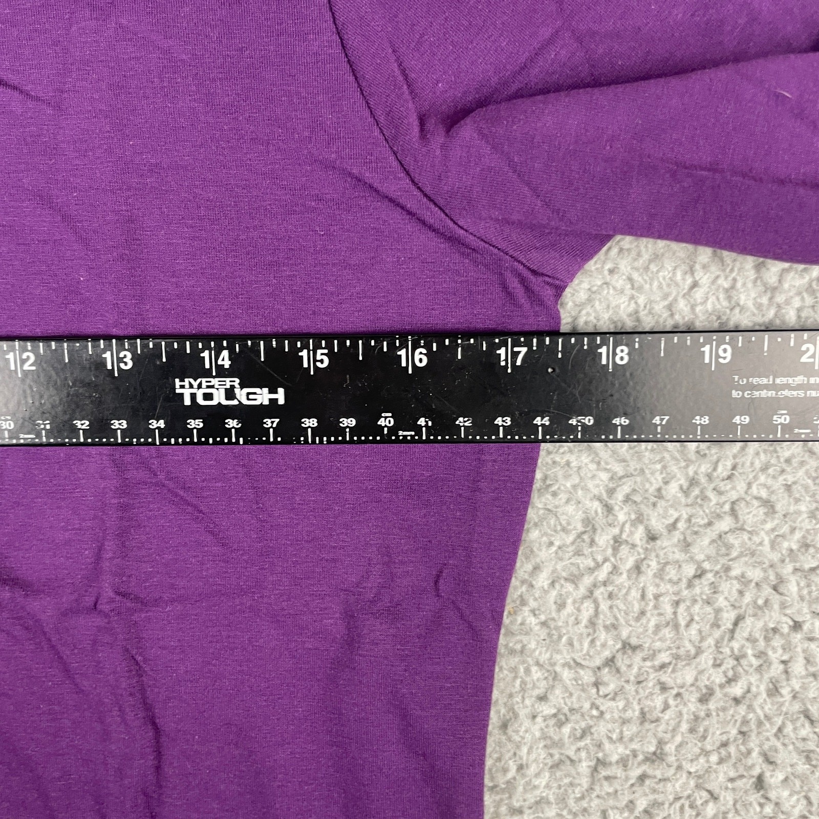 Butter-Soft Originals Women’s XS Purple Cotton Long Sleeve Crew Neck Underscrub
