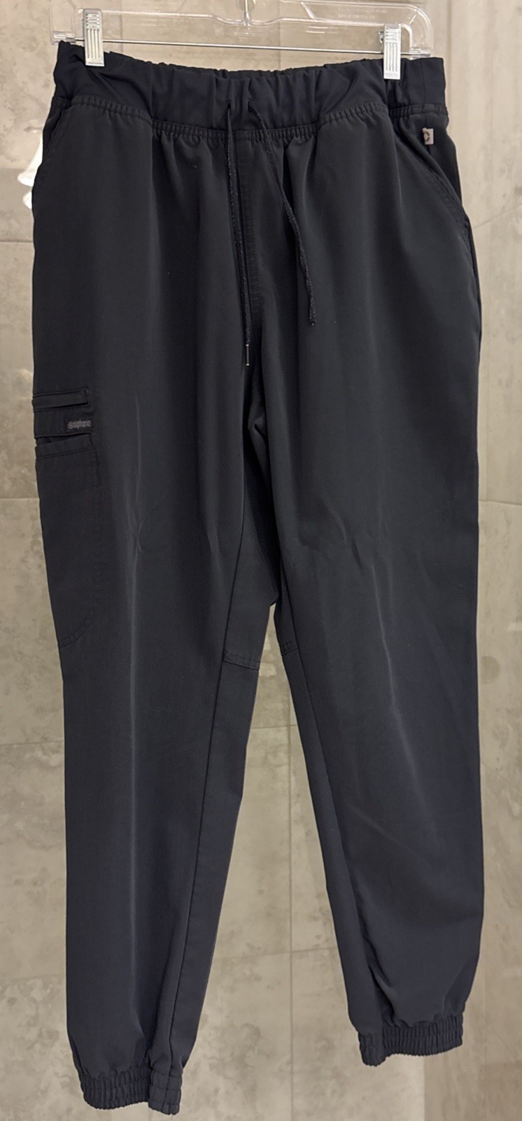 Euphoria by Cherokee Stretch Gray Scrub Pants Medical Jogger Utility Pants Sz S