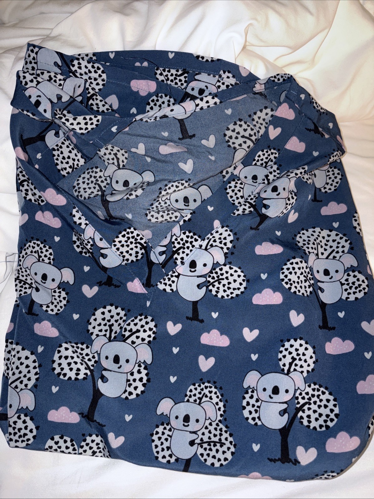 Women’s DIVINE Scrubs By JDM Uniforms Koala Scrub Top Size 2x No Tag See Meas.