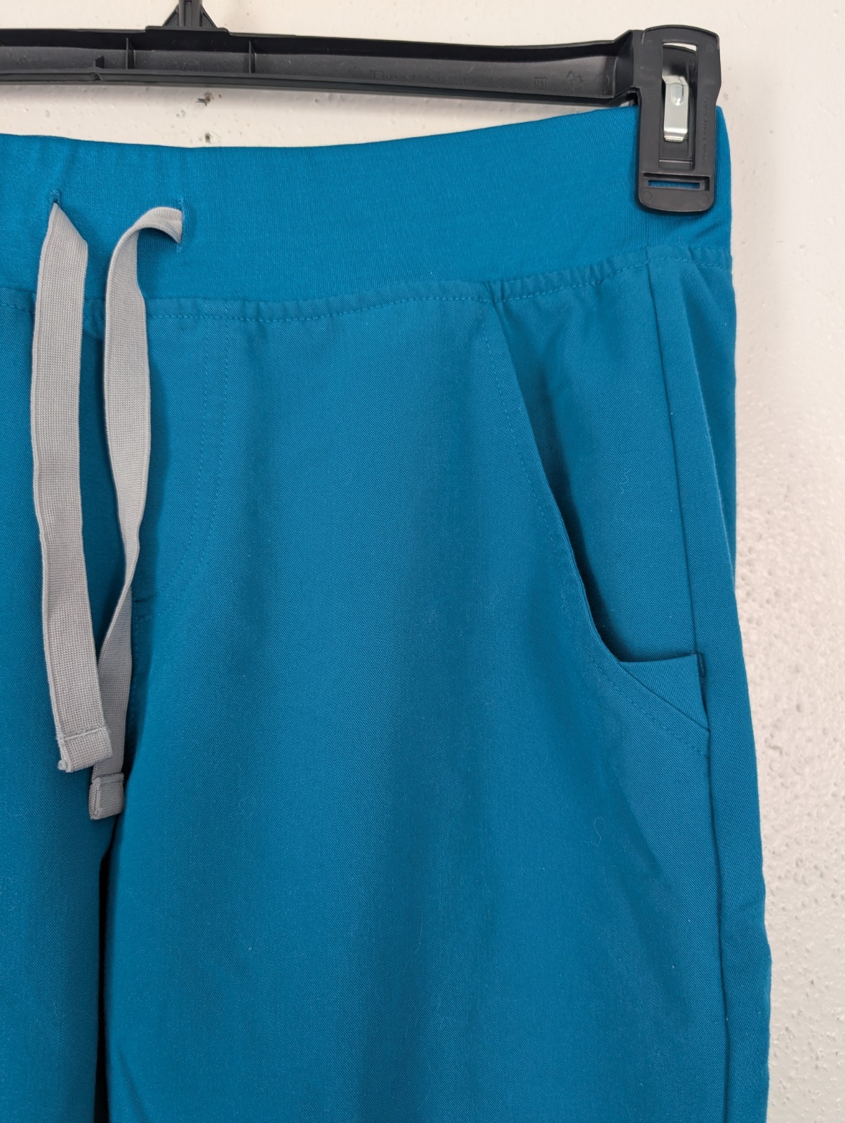 Figs Womens Scrub Pants Size S/P High Rise Tall Blue Medical Nurse Doctor
