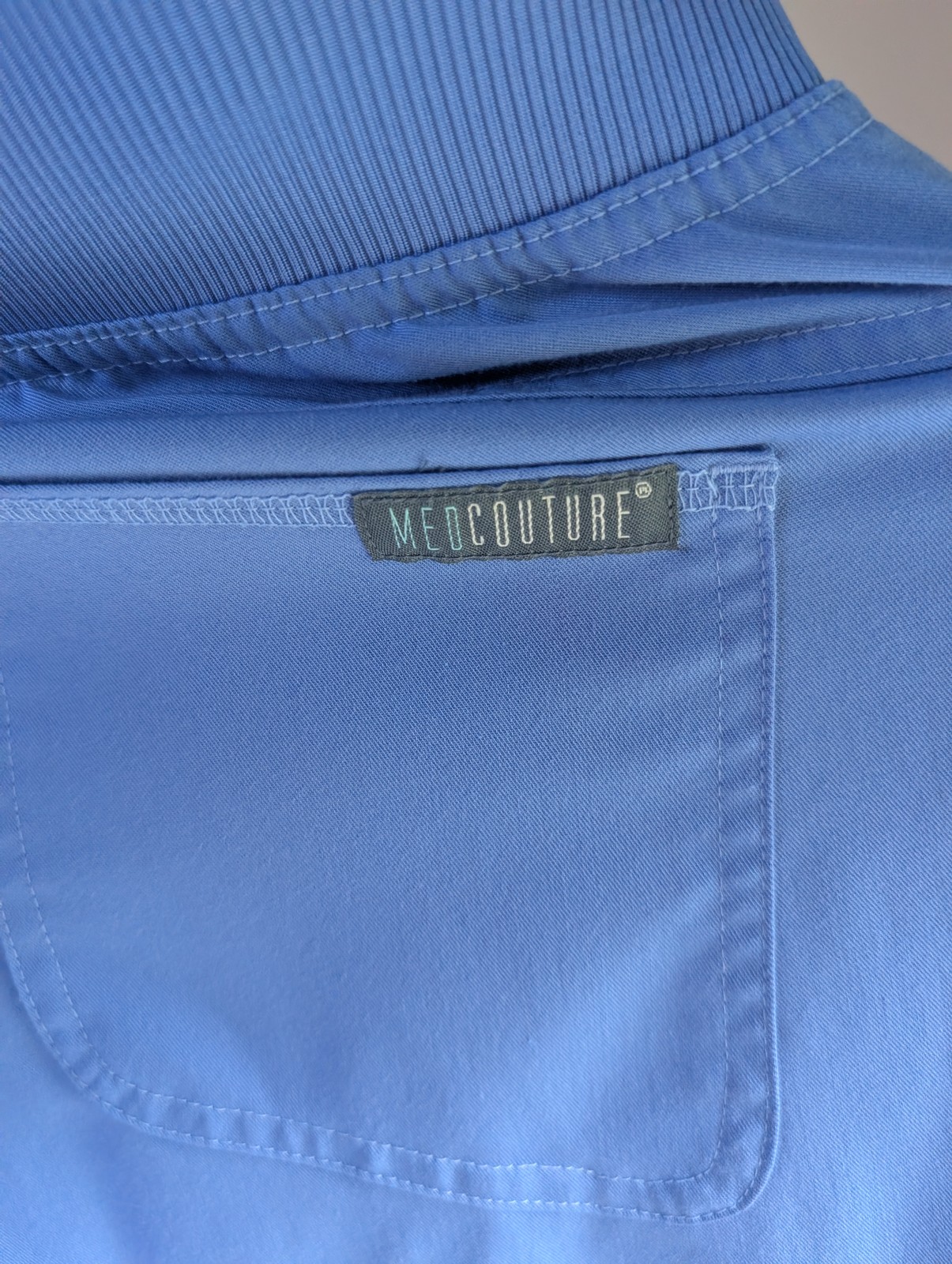 Med Couture Touch Women’s Ceil Blue Jogger Scrub Pants 7710P XS Petite