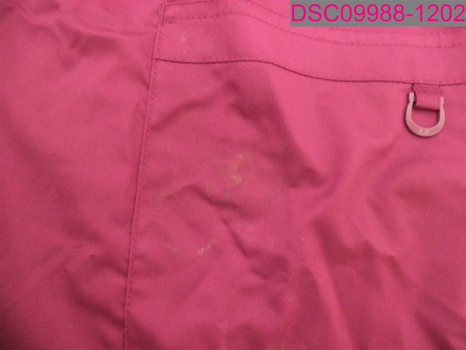 Stains-AUW Women’s Basic V-Neck Scrub Top Short Sleeve Small Wine Purple