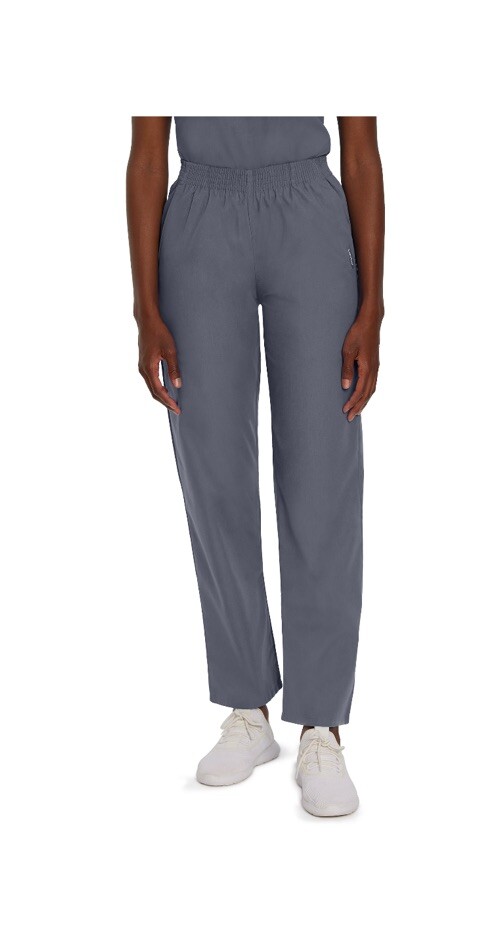 Landau Essentials Women’s Scrub Pants – Model 8327 Steel Grey Color Size PMD