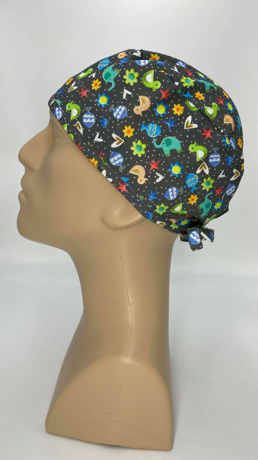 Scrub Cap Nurse Scrubs Hat Nursing Doctor Surgical Gray, Elephant Heart Star