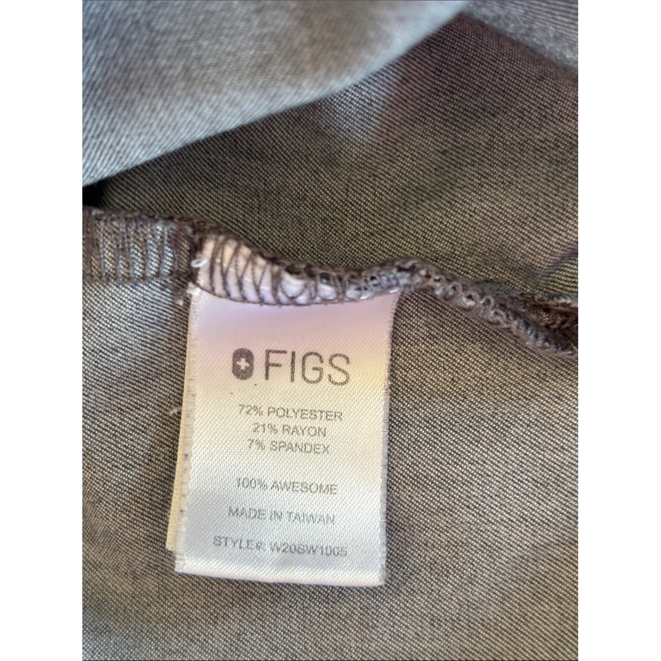 Figs Technical Batara Graphite Limited Edition Scrub Top PO 1505 Size XL