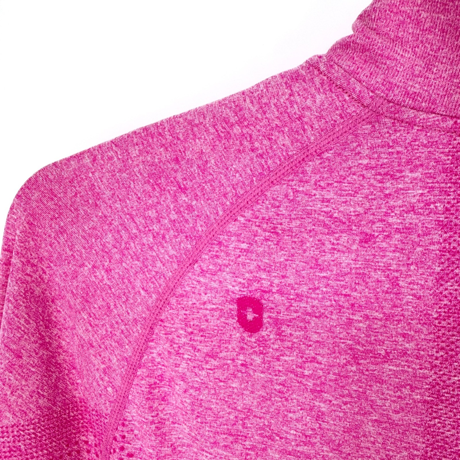 FIGS Salta 1/4 Zip Long-Sleeve Underscrub Top Lightweight Jacket Pink Size L