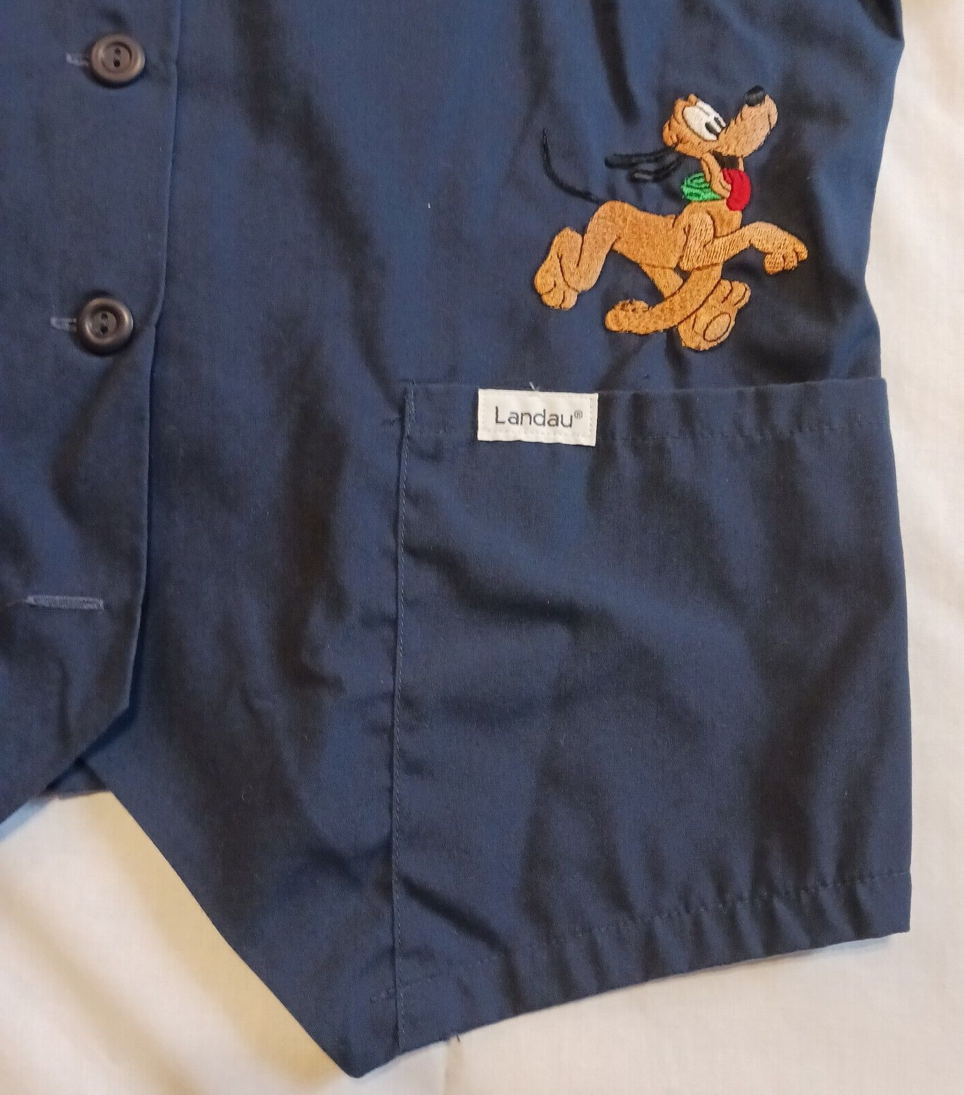 5pc Landau Embroidered Women’s L Scrubs 2 Sets & Top DISNEY & FLORAL nursing