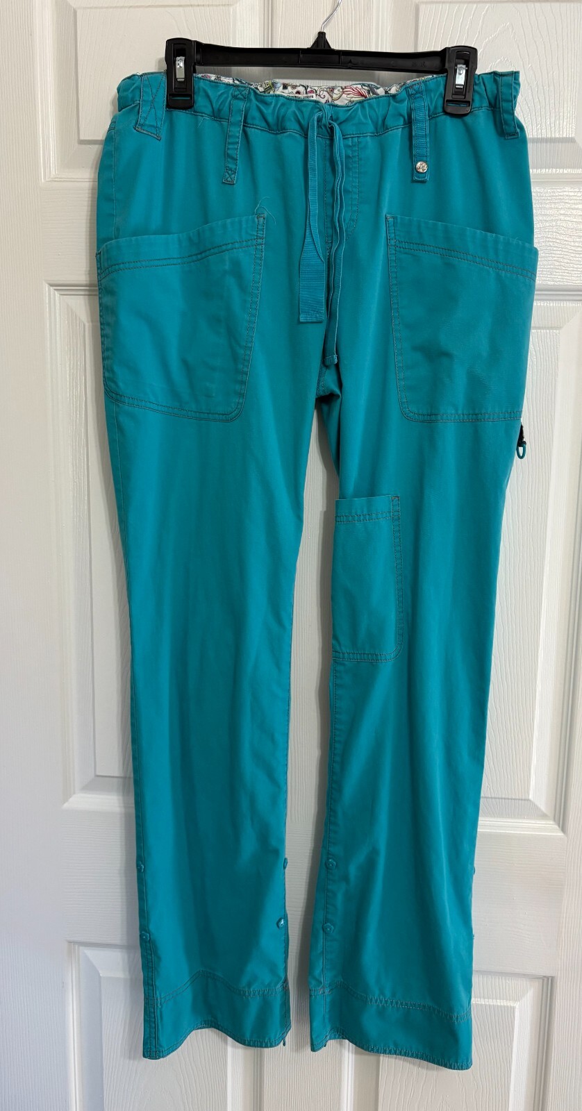 EUC Koi™ Teal Medium Women’s Scrub Pants 722 Niki™ Size M Universal Length T R P