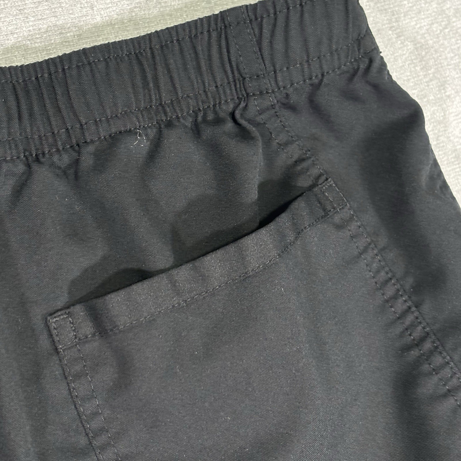 Cherokee Workwear WW120 Women’s Large Black Drawstring Cargo Scrub Pants Read