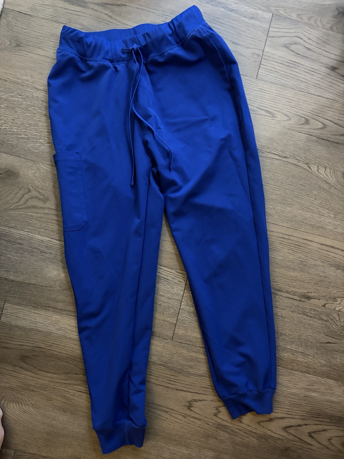 Mandala Women’s High Waisted Scrub Joggers Galaxy Blue Size Medium