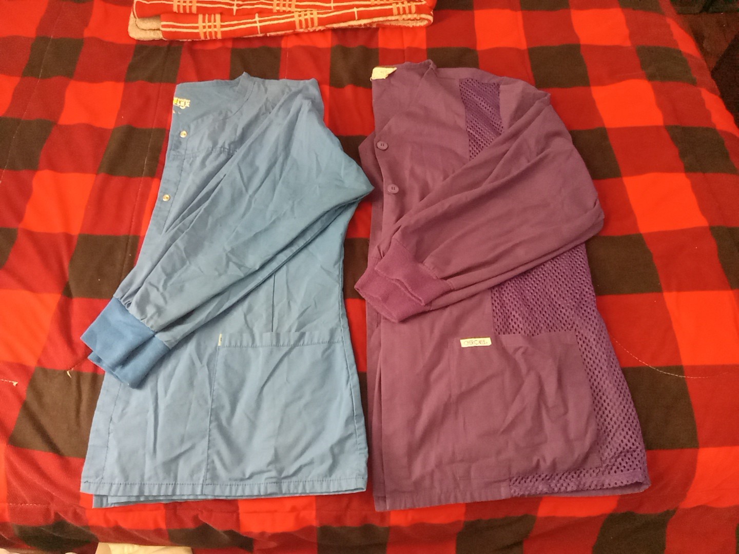 The Scrub Co. Women’s XL SCRUBS Scrub Top Coat 2for 1