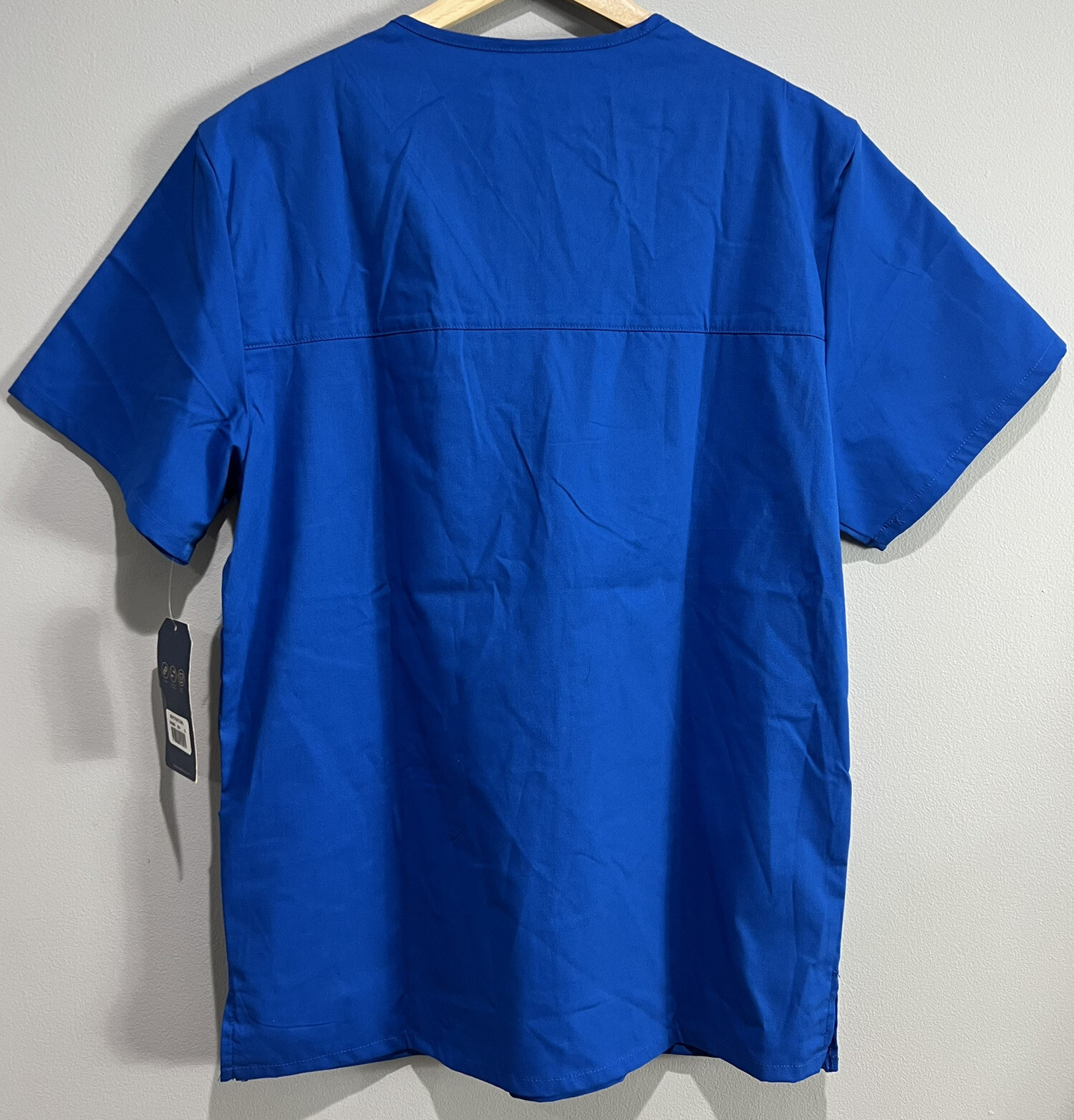 Cherokee Workwear Professionals Men’s V-Neck Scrub Top Size Small WW695 Blue