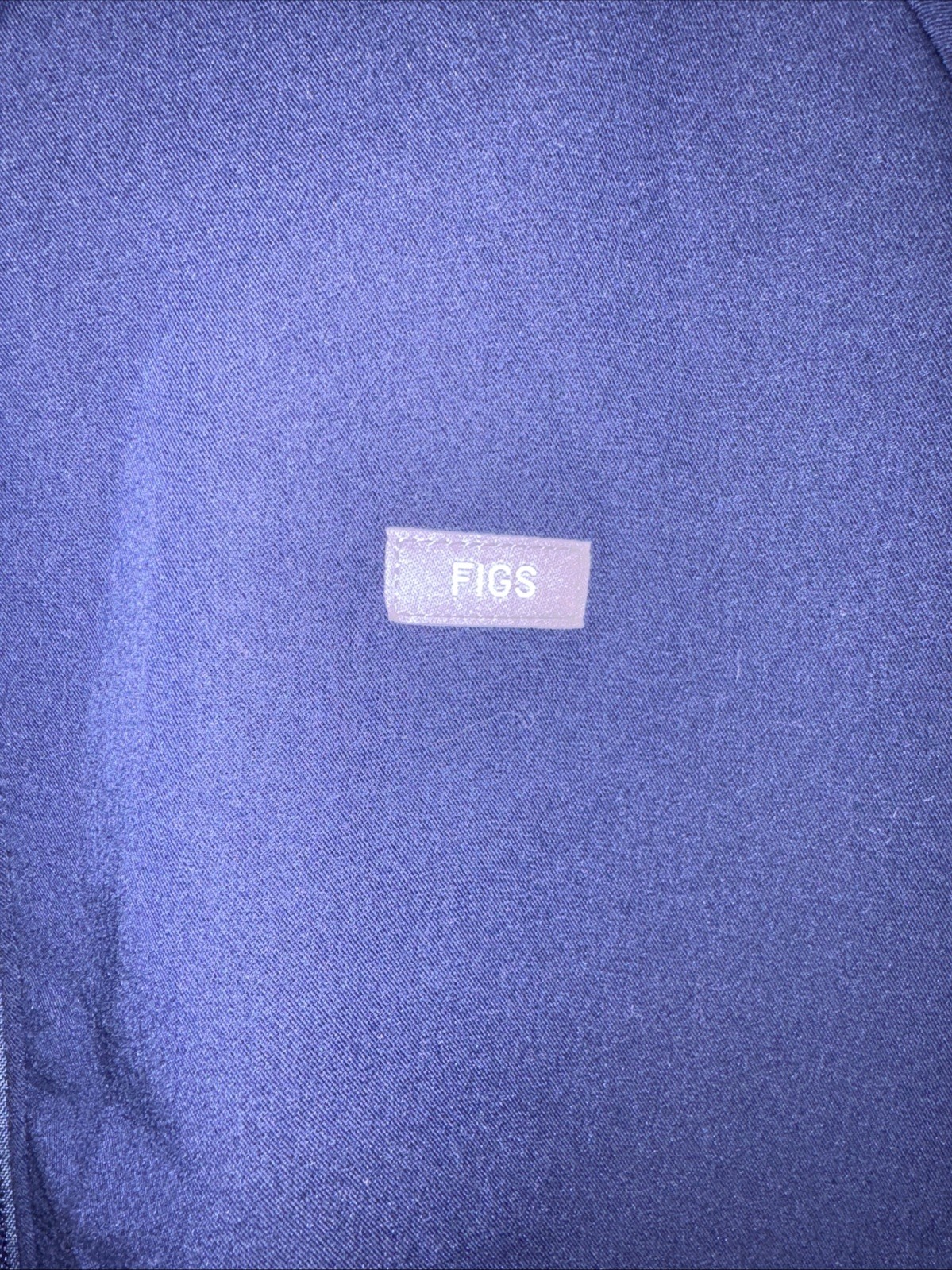 FIGS Sydney Scrub Jacket Navy Blue Full Zip Size XL “Aya Healthcare”