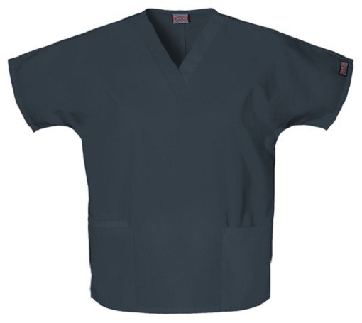 Cherokee Scrubs 4700 V Neck Scrub Top Pewter by Workwear free shipping.