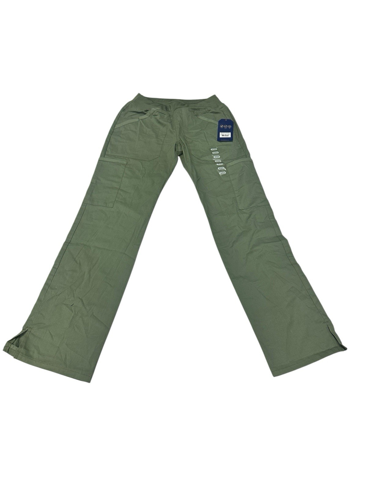 Cherokee Professionals Scrub Set, Modern Classic Womens Olive Green Size XXS NEW