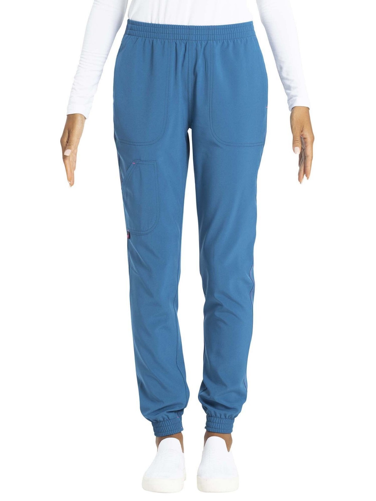 Scrubstar Women’s SIZE XS Solid Color Medical Scrub Jogger Pants COLOR BLUE New