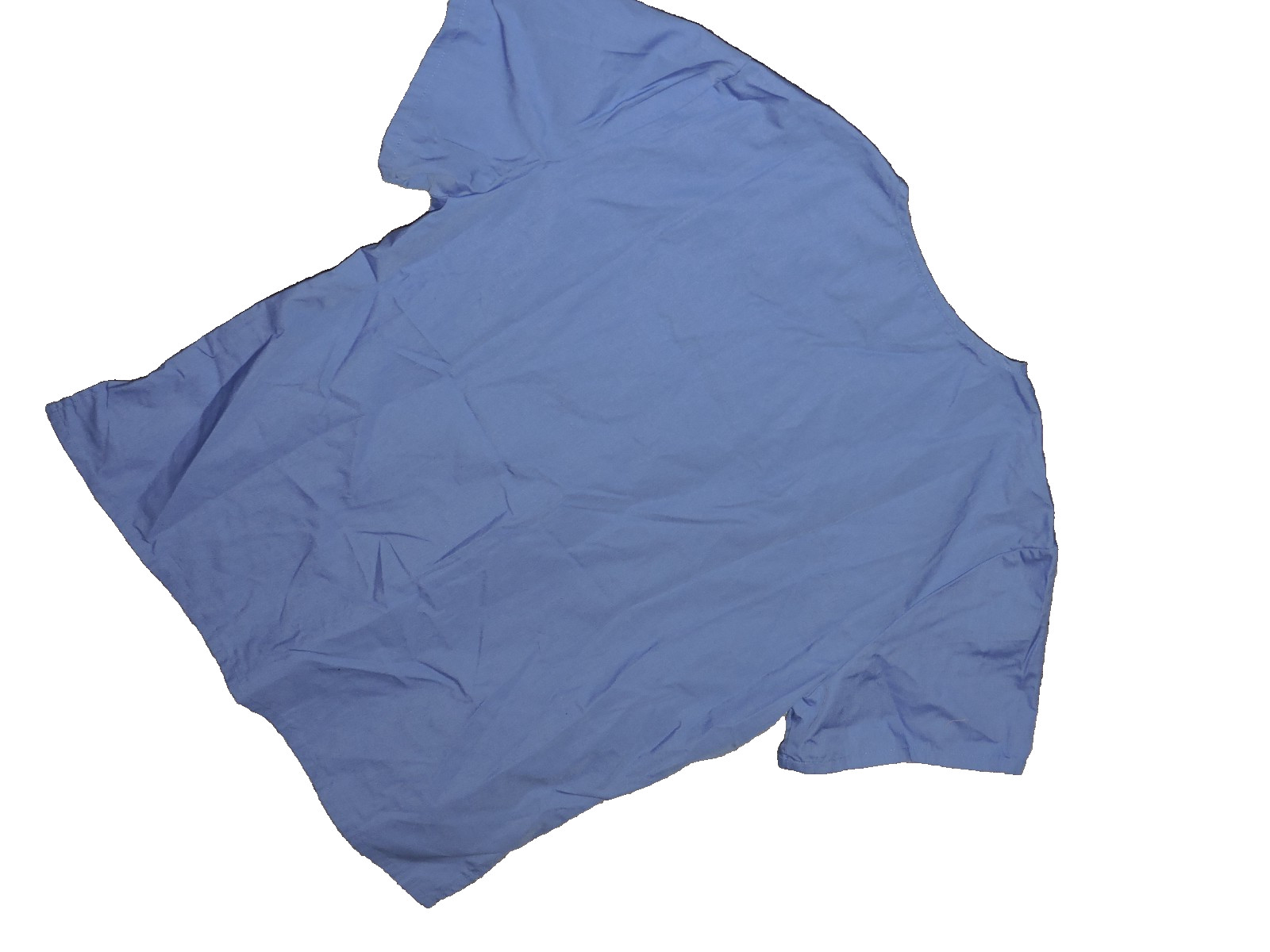 Sivvan Brand Lavender blue Scrub Top Solid SZ L poly/cotton NWOT