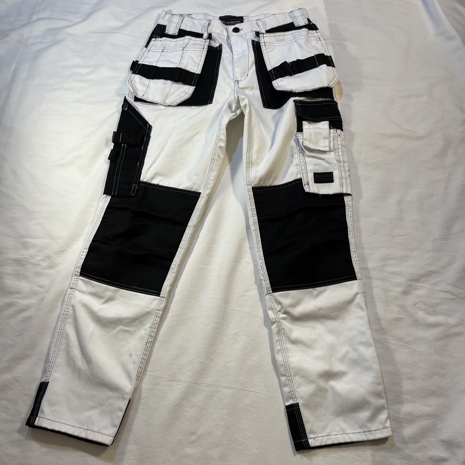 Bluewear Rough Workwear Holster Cargo Unisex Pants 30” x 10” Lots of Pockets