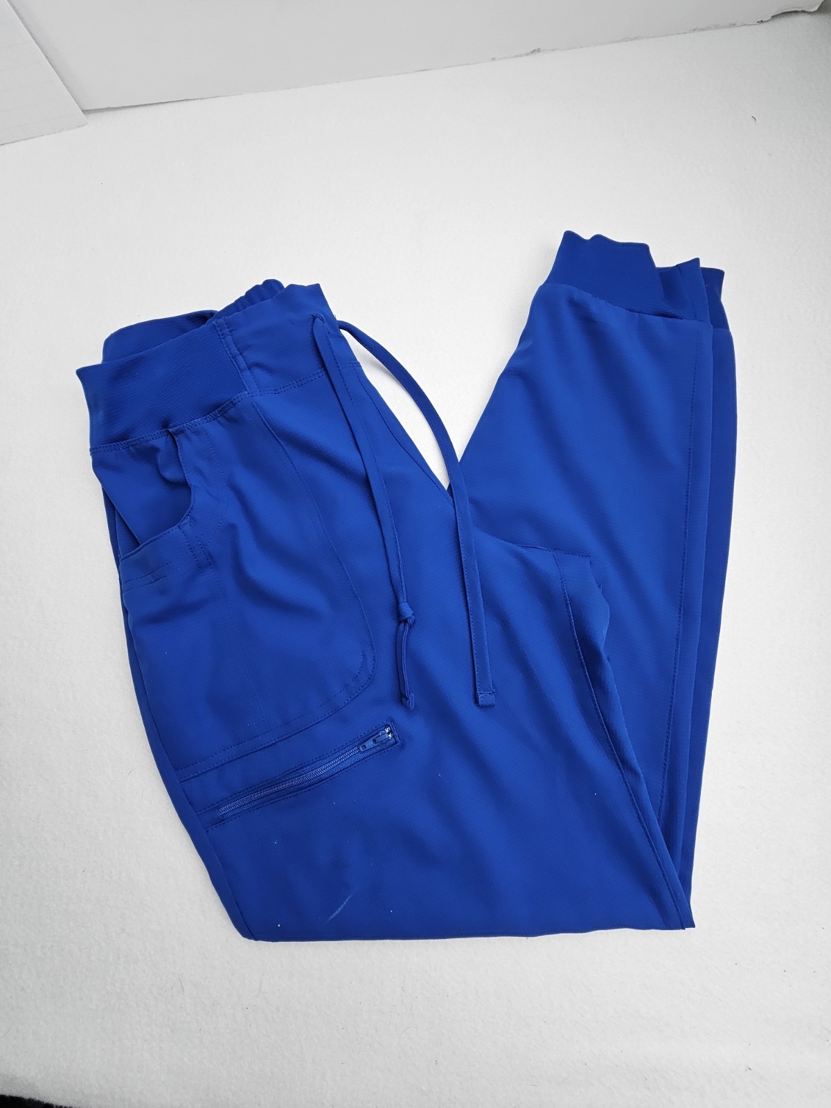 Cherokee Workwear Scrub Joggers Womens Size Med Royal Blue 30 x 29