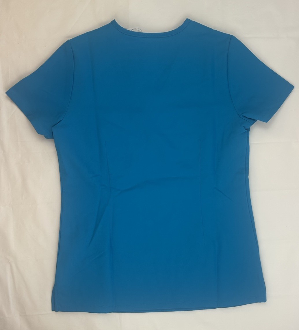 FIGS Womens Catarina One-Pocket Scrub Top Size XXS Short Sleeve Blue New