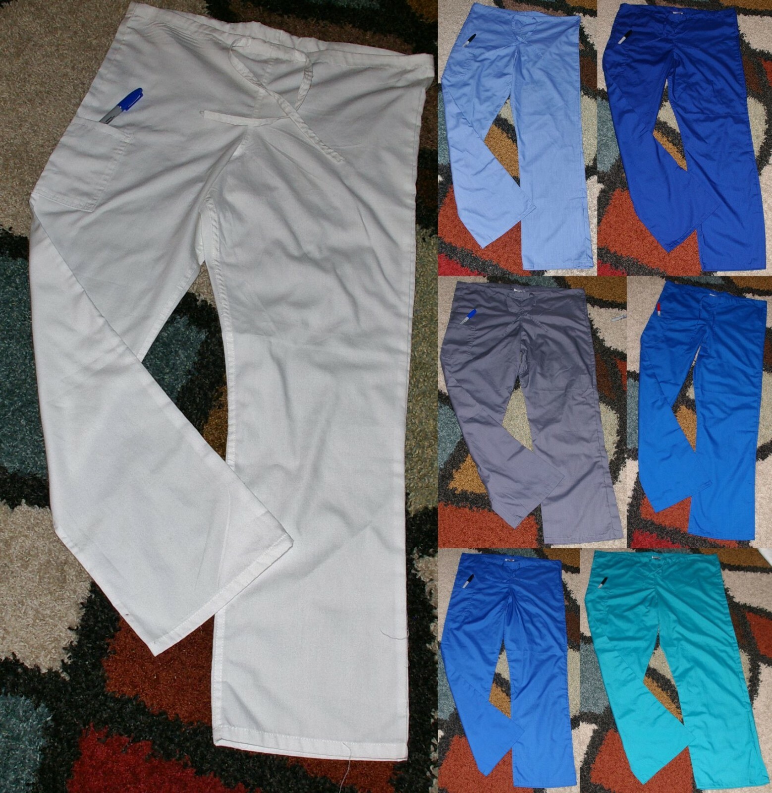 ScrubZone by Landau Unisex Cargo Drawstring Scrub Pant Style 85221 XS to 3X