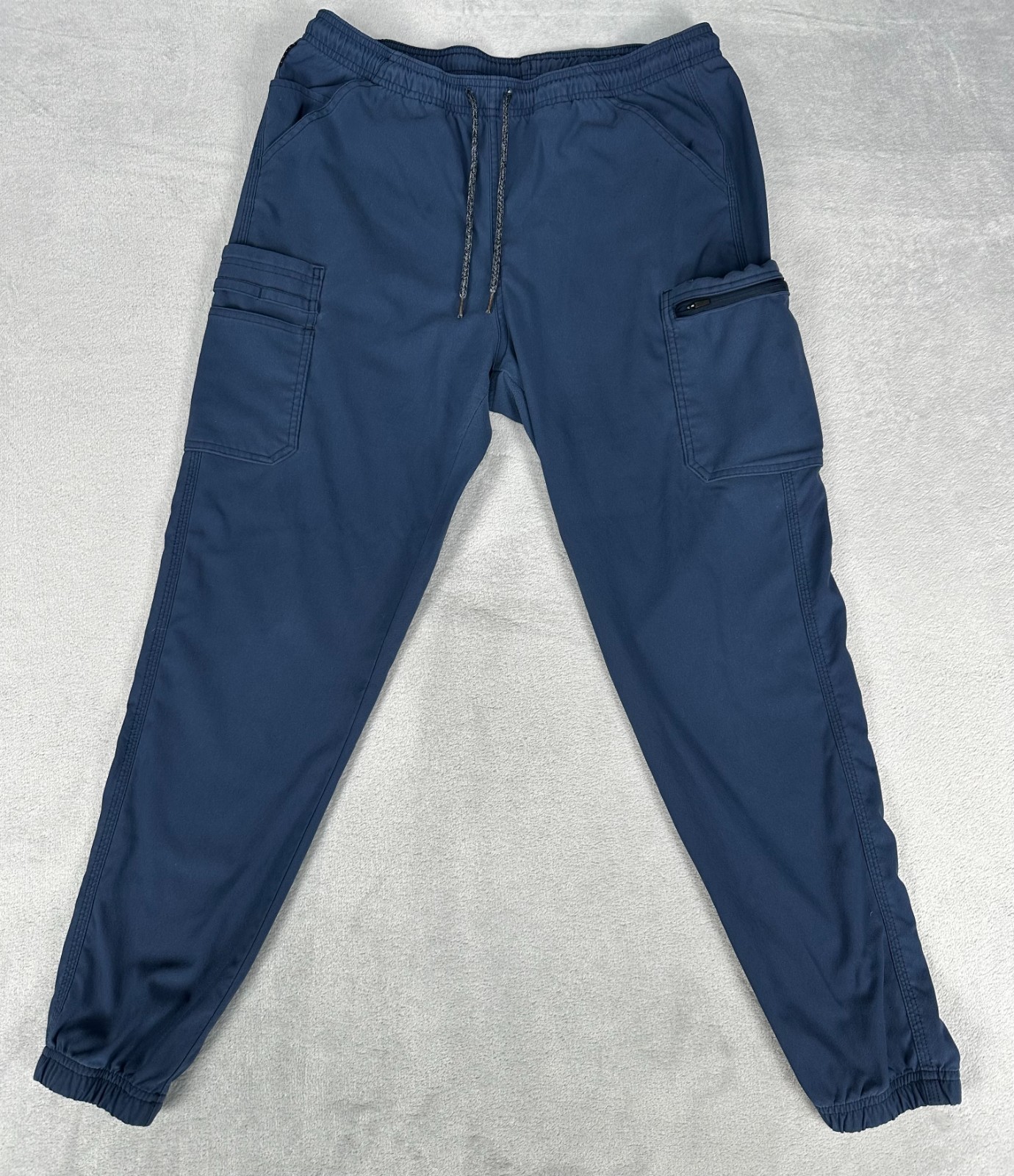Carhartt Jogger Scrub Pants Womens Large Navy Blue Rugged Flex Peak Cargo C52137