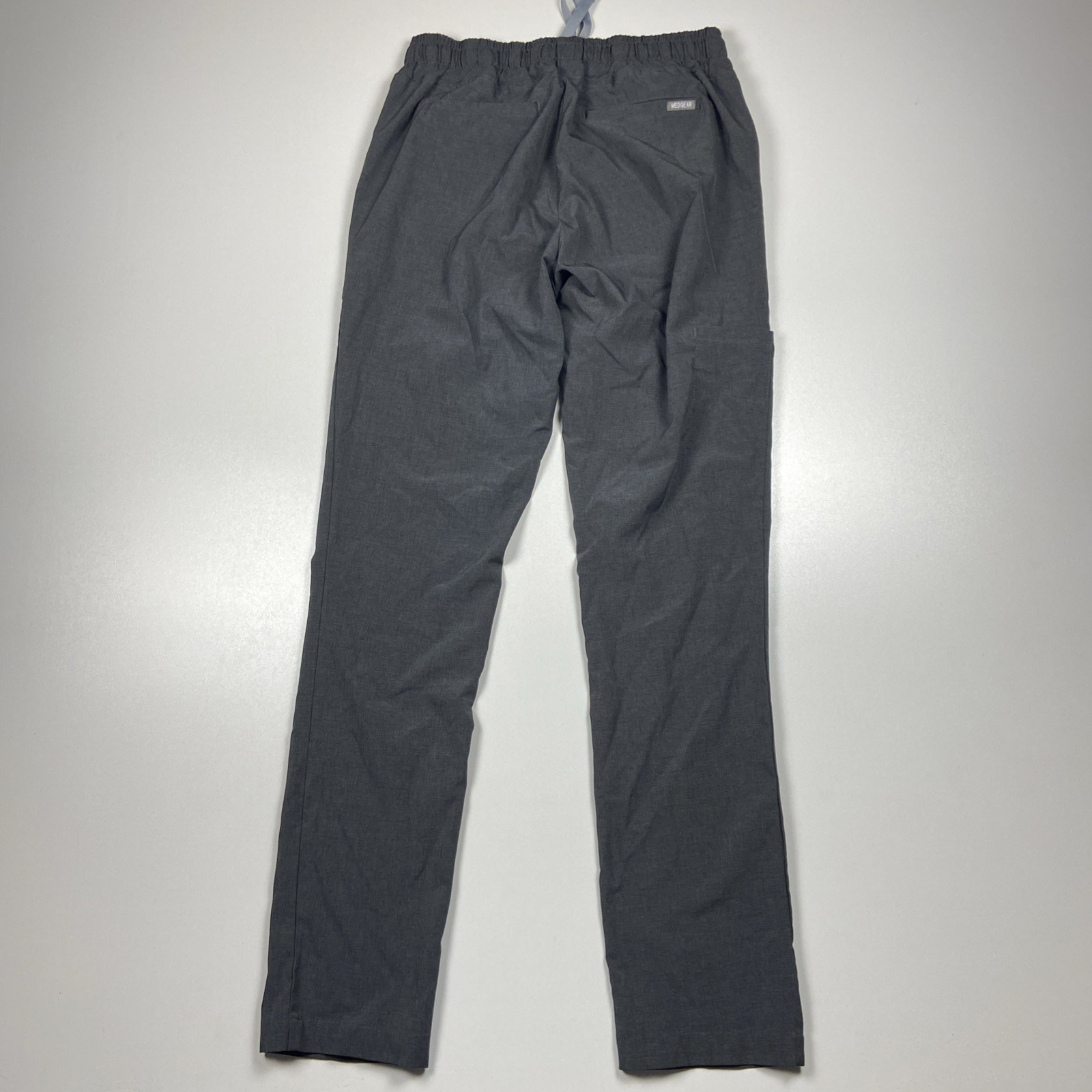 MedGear Relaxed Scrubs Set Multi-pocket Top & Pants Size S Heather Charcoal