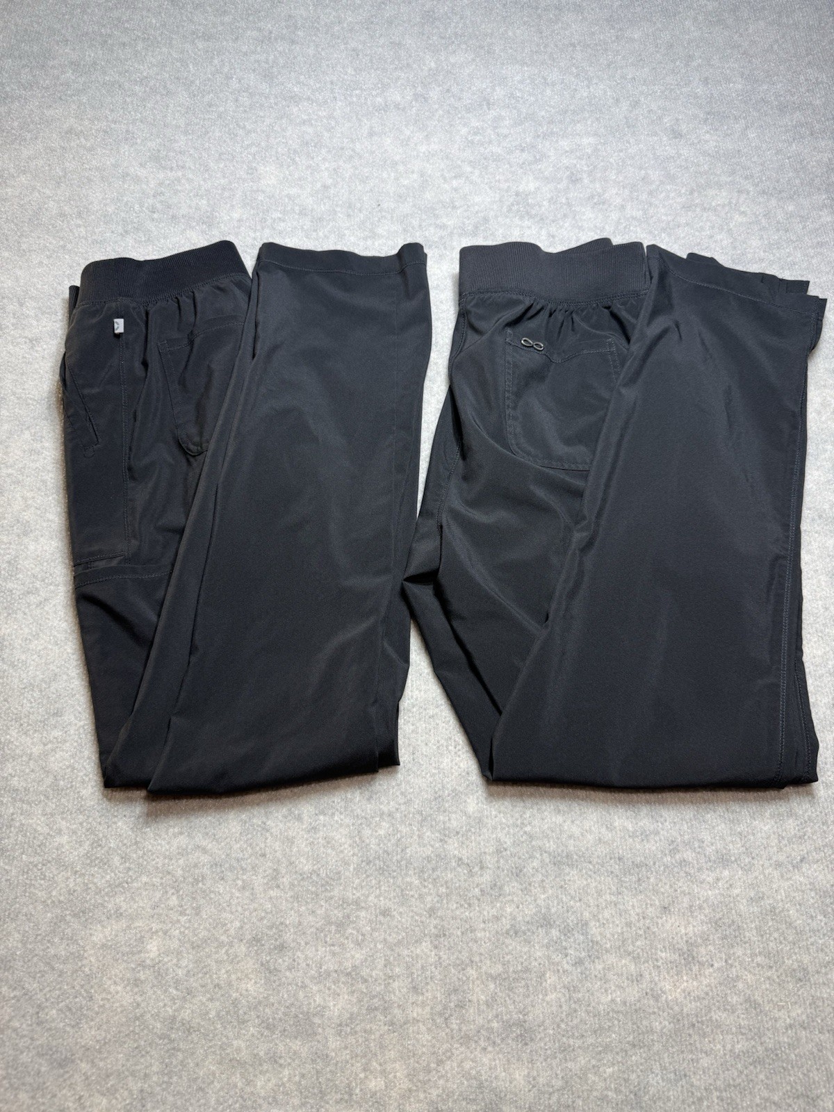 Lot of 2 Cherokee Infinity Scrub Pants Women’s Medium Tall Black CK065AT