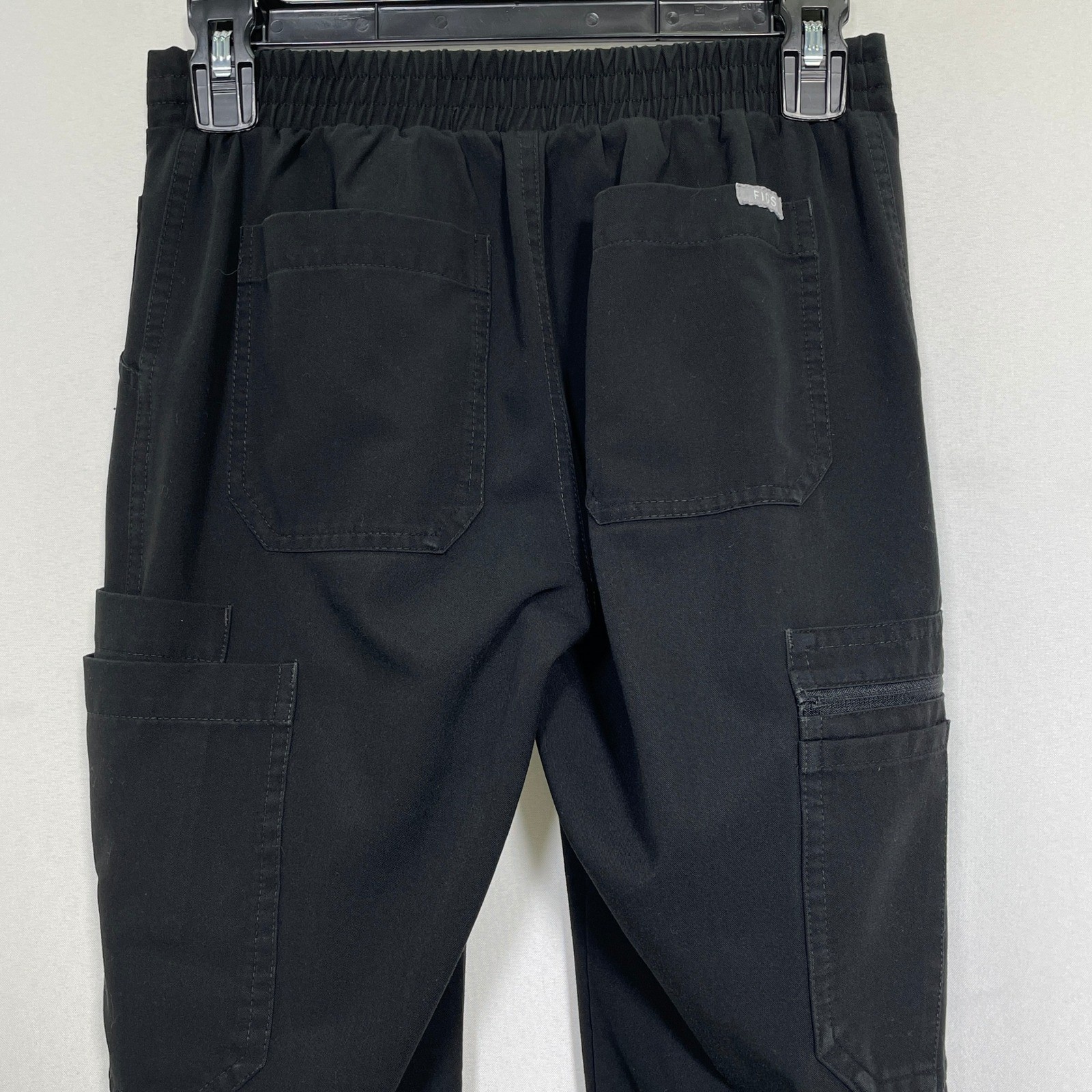 FIGS Technical Collection Drawstring Black Scrub Jogger Pants Men’s XXS