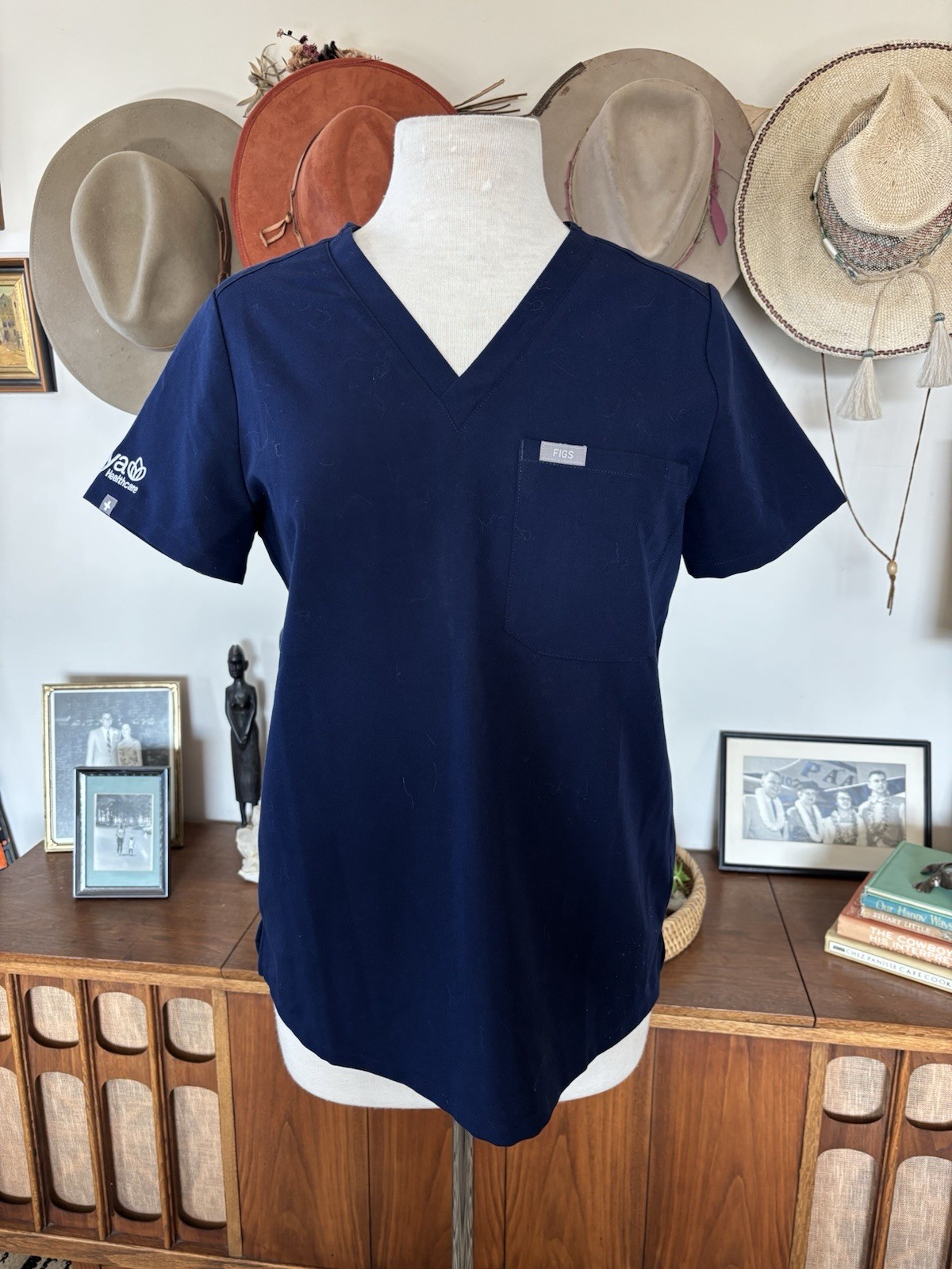 Figs Scrub Technical Collections Small Blue Top Aya Healthcare Travel Nurse