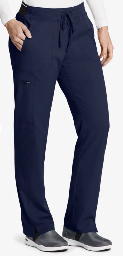 Grey’s Anatomy by Barco Spandex Women’s 3-Pocket Scrub Pants Sz Medium Tall