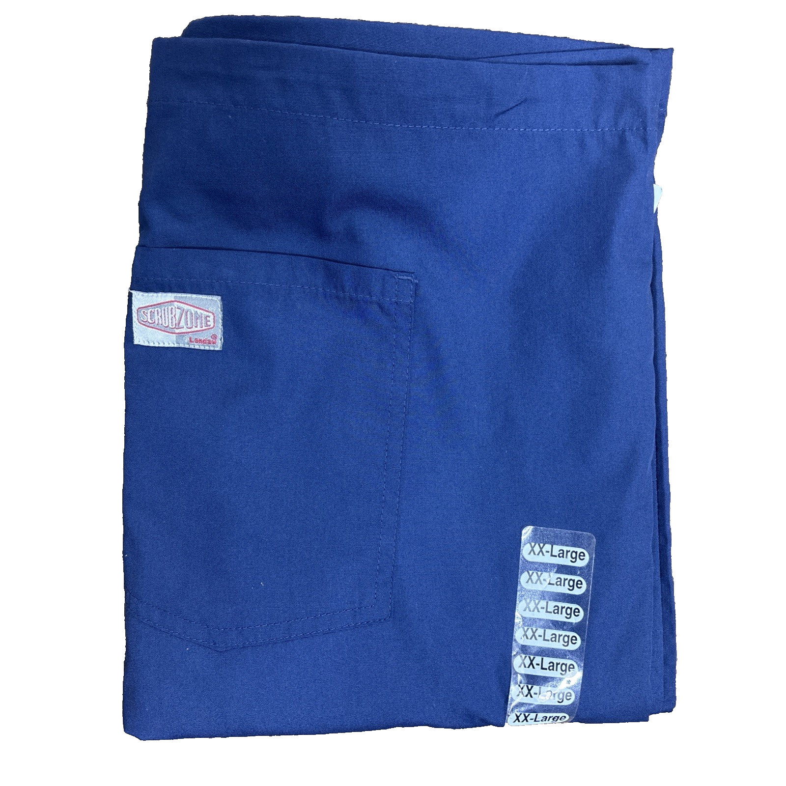 Landau Scrub Zone Unisex Scrub Pants Size 2XL Navy Drawstring Utility Pocket