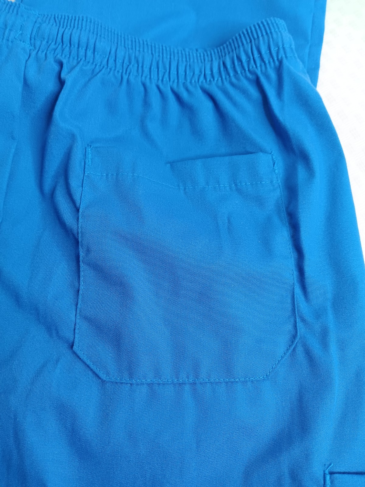 Fashion Seal Healthcare Blue Scrubs Pants XS R Elastic Drawstring Excellent