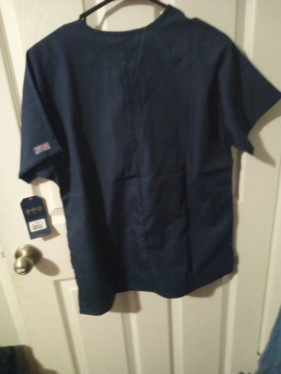 NWT Cherokee Workwear Womens Scrub Top Sm 4700 & Pants Sm 4100 Navy
