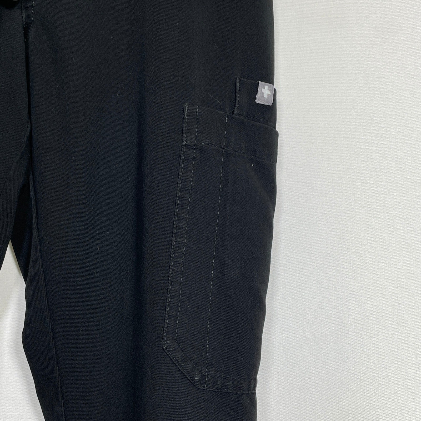 FIGS Technical Collection Drawstring Black Scrub Jogger Pants Men’s XXS