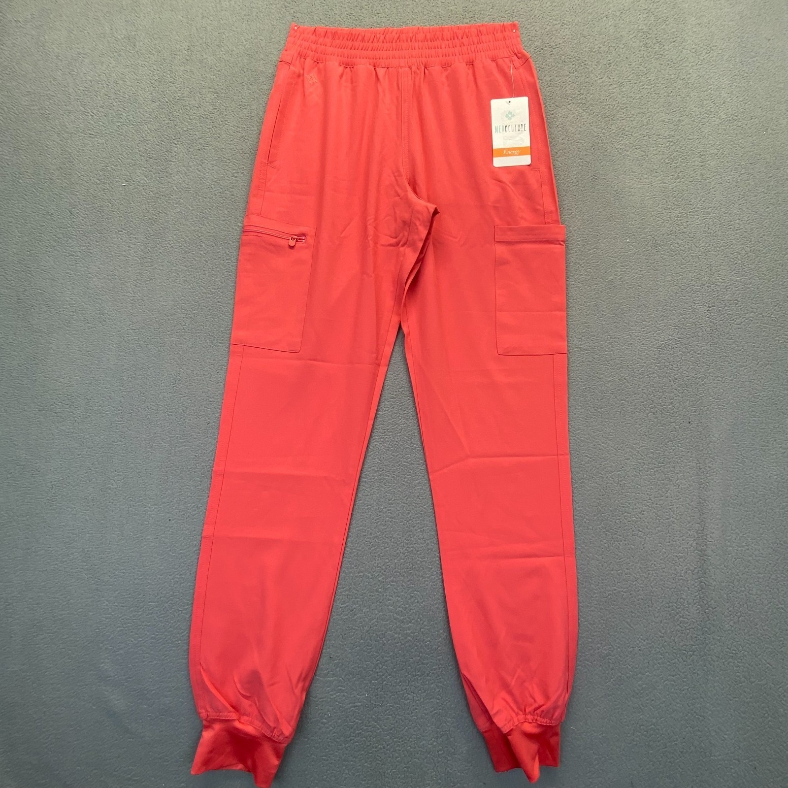 Scrubs Women’s Med Couture Energy Jogger Pant Coral Fusion CRFU Sz XST New