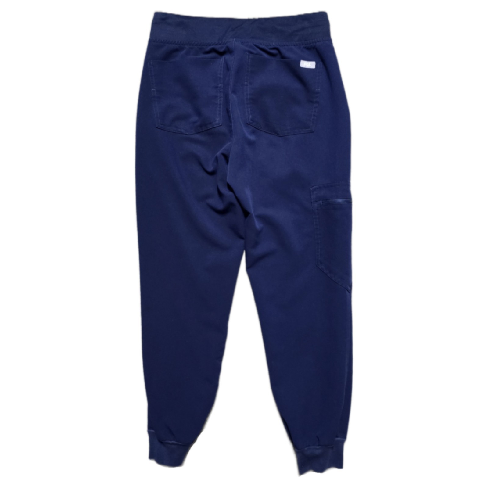 Lot Of 2 FIGS Zamora Jogger Scrub Pants Women XXSP Petite Navy Bottom Medical