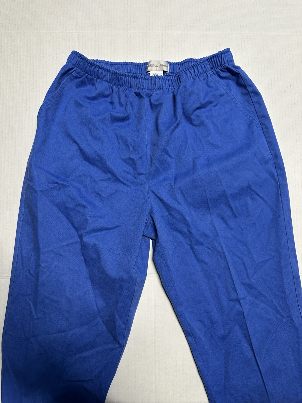 Draper’s & Damon’s Blue Petite M Pants Cotton Polyester