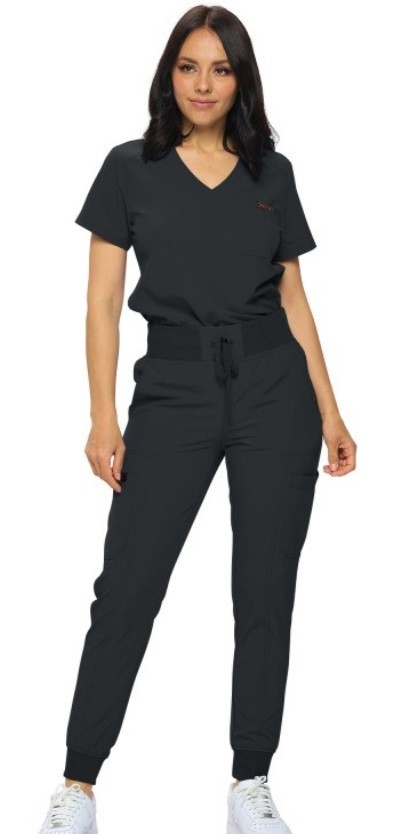 MONARCH JOGGER Petite Set Womens Scrub Set One Pocket TopMedical Hospital 3103P