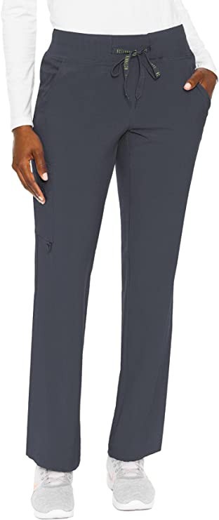 Med Couture Women’s 8747 Activate Transformer Scrub Pant, NWT, Pewter Gray, M