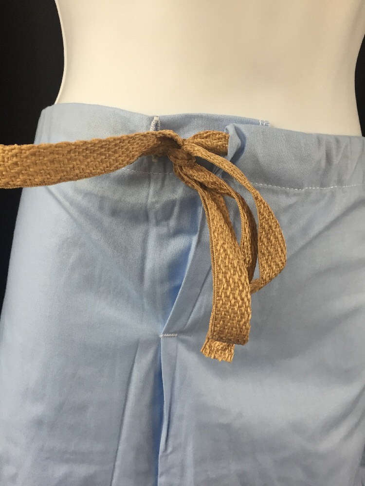 LOT OF 5 NEW FASHION SEAL Scrub Shorts Bottoms Light Blue w/Drawstring Medium