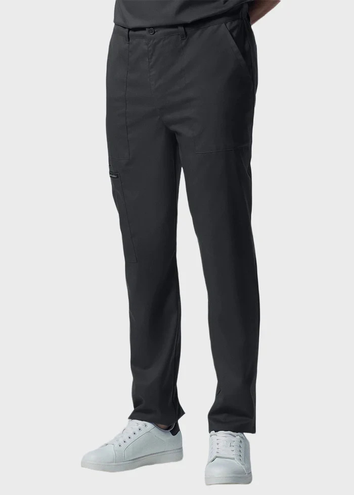 Landau ProFlex LB408 Men’s 6-Pocket Cargo Scrub Pants Graphite Gray Size Large