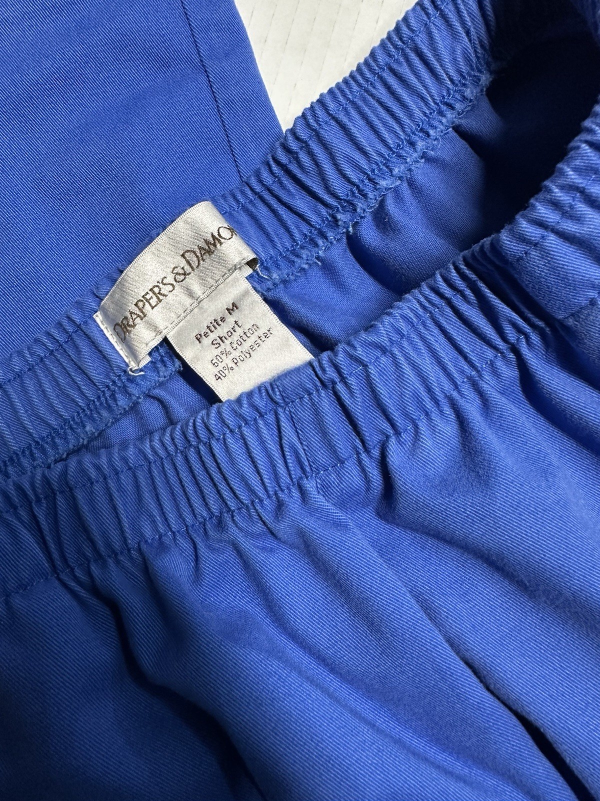 Draper’s & Damon’s Blue Petite M Pants Cotton Polyester